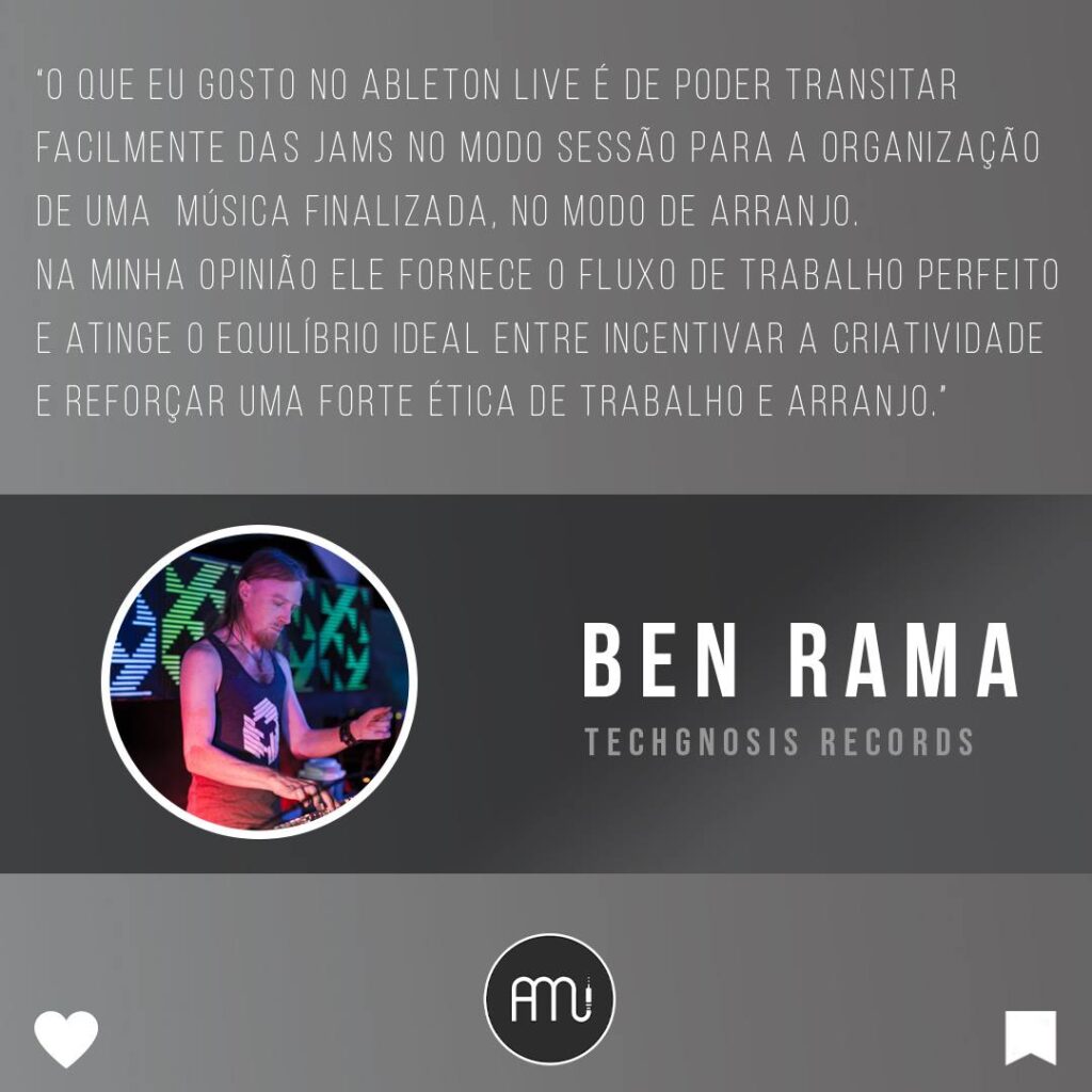Ben Rama - Qual o teu DAW favorito? - Atelier Modular - Cursos de ...